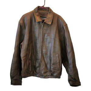 Dean Winchester Supernatural Men's Large Wilsons Leather Coat Jacket Distressed